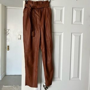 Free People faux leather pants